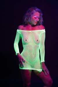 theportiaeverly.com - 0017-Photo Set- Blacklight with Neon Green Mesh Dress thumbnail
